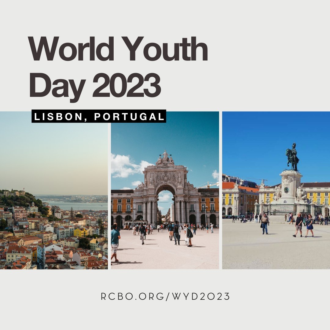World Youth Day (WYD) is a transformative experience for young people and will take place in Lisbon, Portugal in August 2023 🙌 

The diocesan Office of Youth and Young Adult Ministry will host another information session about the pilgrimage options this Friday, August 5 from 7-8 PM via Zoom. 

At the session, you can learn about the 10-day and 17-day pilgrimages to Lisbon and Rome, as well as pricing, payments and the preparation process prior to WYD 2023. 

💻 You can RSVP to the info session or learn more through visiting the link in our bio.