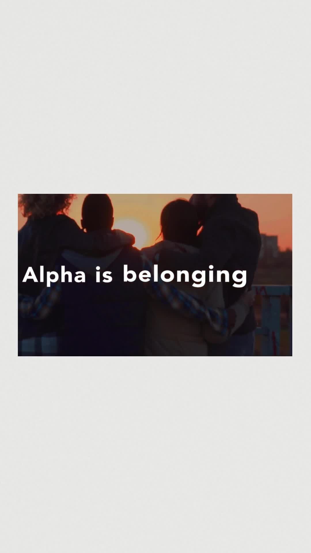 Alpha Online: an opportunity for anyone, anywhere to go online for a weekly discussion of the big questions of life. 

#TryAlpha beginning September 14. 

Sign up, volunteer or learn more through the link in our bio.
