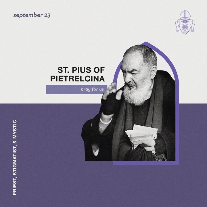 “Pray, hope and don't worry. Worry is useless. Our Merciful Lord will listen to your prayer.” - St. Saint Pius of Pietrelcina⁠
⁠
St. Padre Pio, stigmatist, mystic, and priest - pray for us!
