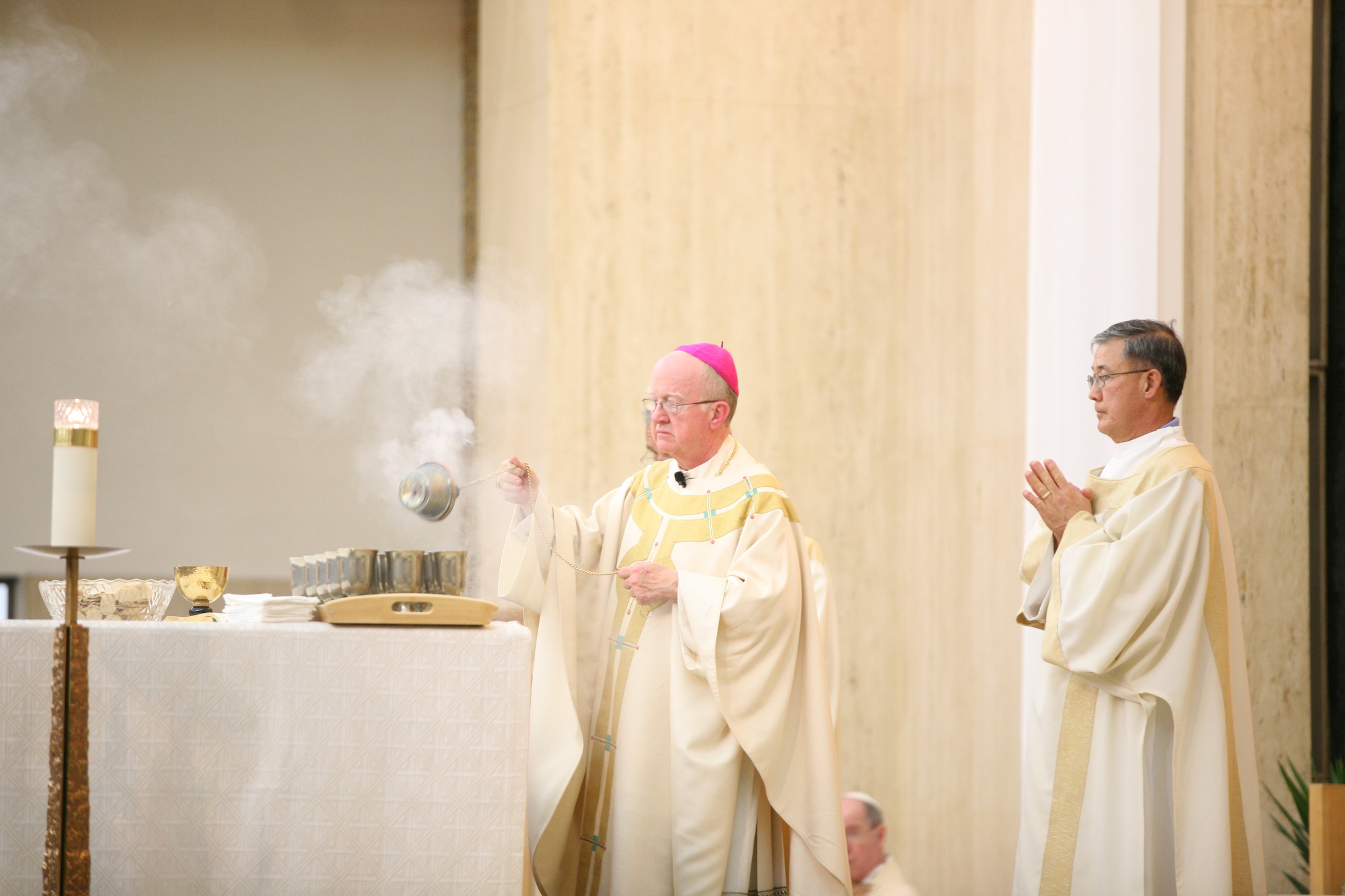 Diocese of Orange Celebrates Blessing of Holy Oils in Annual Chrism Mass