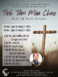 Vietnamese Lenten Mission: Conversion in Hope with Fr Hung Pham, SJ