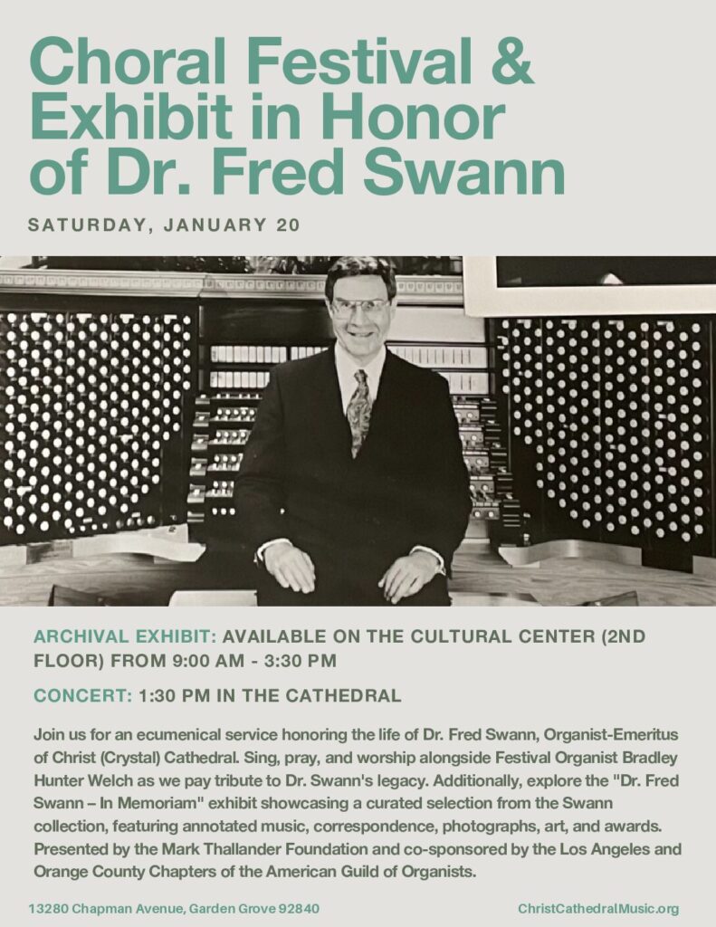 Fred Swann Memorial Concert & Exhibit